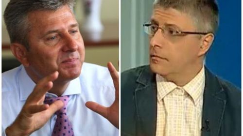 Pandele, către un jurnalist: Nu vezi ce figură de papagal ai? Val Vâlcu: Aş sta foarte frumos între peştele de pe televizor şi tabloul ăla de prost gust