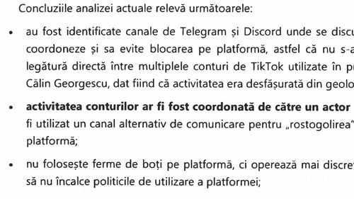 Analiză SRI desecretizată de CSAT: Activitatea conturilor de TikTok care l-au promovat pe Călin Georgescu ar fi fost coordonată de un actor statal / Creșterea nu a fost organică, ci prin intermediul unor voluntari coordonați de tip “mass guerilla political campaign”