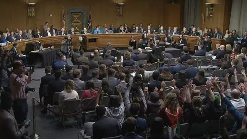 O audiere a secretarilor de stat Antony Blinken și  Lloyd Austin în Congresul american, întreruptă de manifestanți care au cerut să fie salvați copiii din Gaza