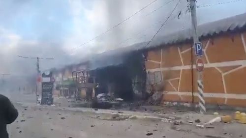 VIDEO Imaginile de după luptele de duminică noapte, din suburbiile din Kiev