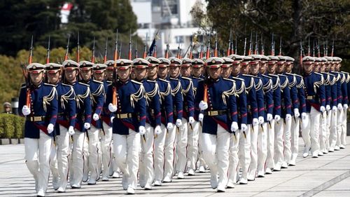 Japonia organizează manevre militare comune cu SUA şi Franţa în luna mai, o etalare a forției în fața Chinei