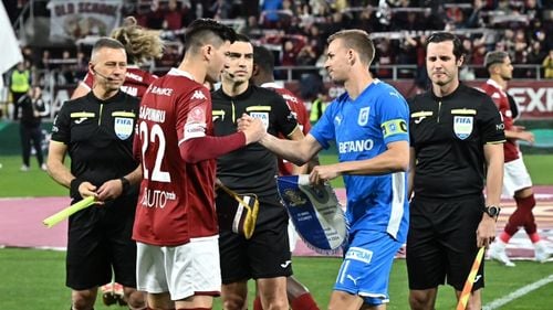 Universitatea Craiova, scor 2-1 cu Rapid București într-un meci din etapa a şaptea a fazei play-off a Superligii de fotbal