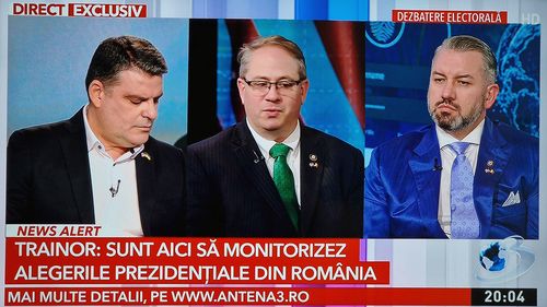 VIDEO Șeful delegației SUA care va monitoriza alegerile recunoaște interferențele străine în alegerile anulate: ”Actorul rău din lume este TikTok / Influența externă ar vrea să întrerupă activitatea Guvernului” / Dragoș Sprînceană, parte din delegație