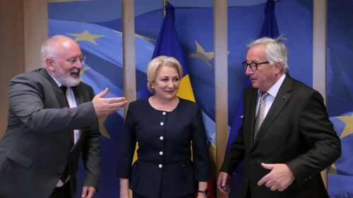 Comisia Europeană: Junker a îndemnat-o pe Viorica Dăncilă să facă eforturi pentru revenirea la un discurs politic decent pe scena politică românească