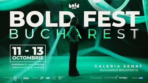 BOLD Fest aduce arta digitală și imersivă la București pentru prima dată 11-13 octombrie 2024, Galeria Senat, Combinatul Fondului Plastic, București