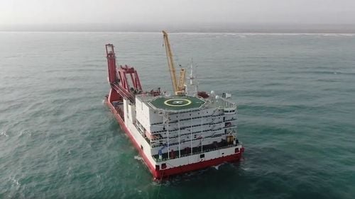 GSP a instalat prima platformă de foraj petrolier din perimetrul Ana, în Marea Neagră