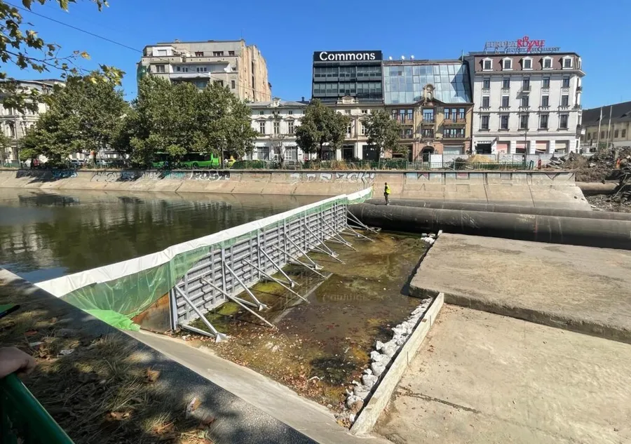 plașeu Unirii, baraj Dâmbovița, lucrări