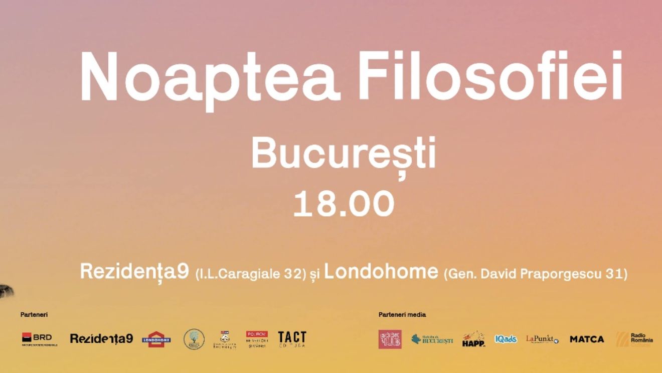 Noaptea Filosofiei la Bucureşti - Barbara Cassin, nume important al filosofiei europene, deschide ediţia din acest an
