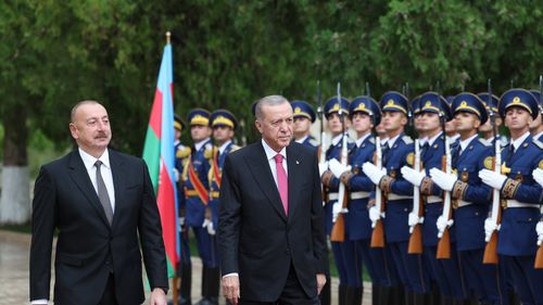 Erdogan îl îndeamnă pe Aliev, la Ankara, să calmeze tensiunile cu Armenia: "Este important ca această fereastră de oportunitate să nu se închidă"