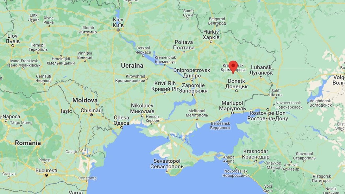 Kramatorsk, lovit din nou de două rachete rusești