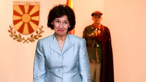 Preşedinta Macedoniei de Nord a refuzat să pronunţe la depunerea jurământului noul nume al ţării sale