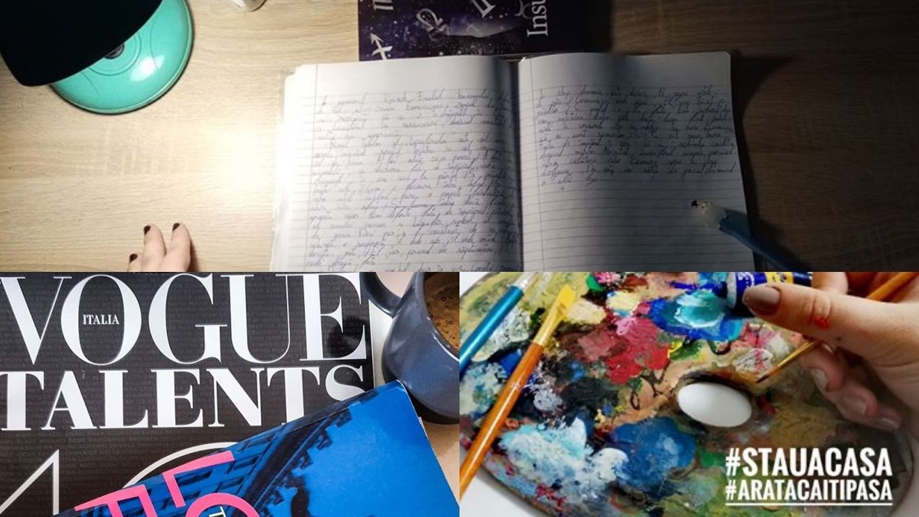 Tu ce faci cât stai în casă? Foto-Campanie a elevilor Liceului de Arte din Galați