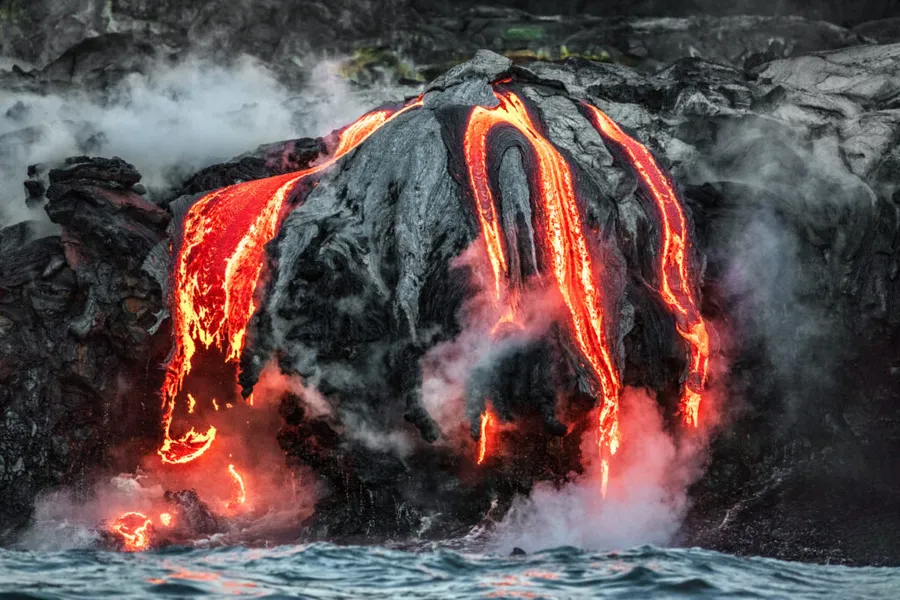Kilauea-Hawaii-vulcan-lavă