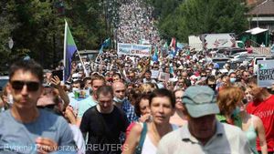 10.000 de ruși au ieșit să manifesteze în favoarea guvernatorului provinciei Habarovsk, arestat săptămâna trecută ca suspect de crimă