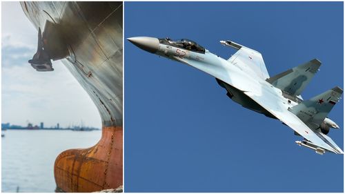 Rusia, încolțită, face manevre periculoase când îi sunt amenințate petrolierele din „flota fantomă”: Un avion Su-35 a apărut recent în apropiere de unul / Reacție promptă a NATO