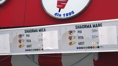 Shaormerie din Sectorul 2 care ar fi vândut carne cu viermi, închisă temporar şi amendată cu 19.000 de lei