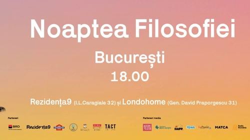 Noaptea Filosofiei la Bucureşti - Barbara Cassin, nume important al filosofiei europene, deschide ediţia din acest an