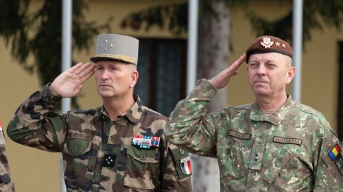 Colonelul Benoît Chrissement a preluat comanda Grupului de luptă al NATO în România