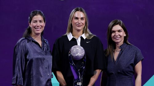 Simona Halep la Turneul Campioanelor, alături de Muguruza şi Sabalenka: „Un singur teren. Trei jucătoare numărul 1 mondial”