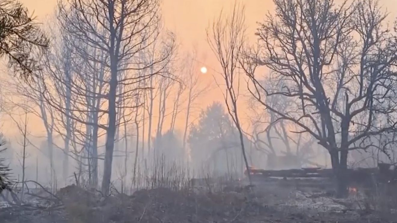 Incendiile de pădure la Cernobîl continuă de mai mult de o săptămână, odată cu temerile privind posibile radiaţii
