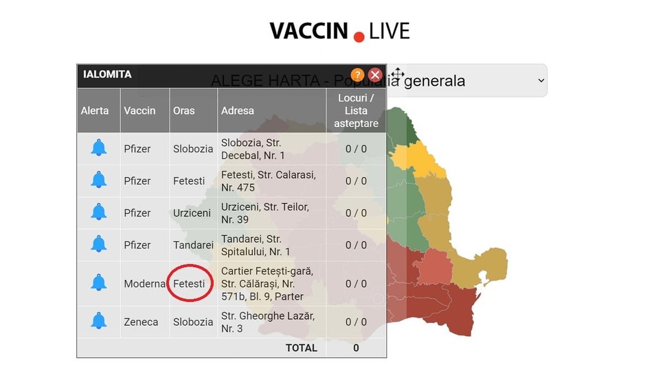 Marea migrație pentru vaccin. Cum și-au dat întâlnire tinerii bucureșteni la Clubul Pensionarilor din Fetești