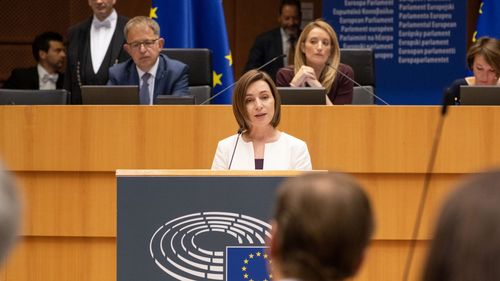 VIDEO Maia Sandu, discurs istoric în Parlamentul European: Moldova are nevoie de o ancoră  - statutul de țară candidată la aderarea la UE / Ar fi luminița din tunel pentru poporul moldovean