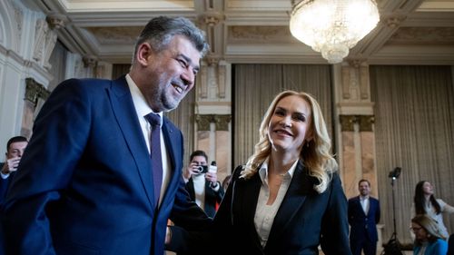 Ciolacu și Firea au avut o întâlnire la sediul PSD și au plecat împreună, cu Dacia Duster, la un eveniment electoral la Sectorul 2