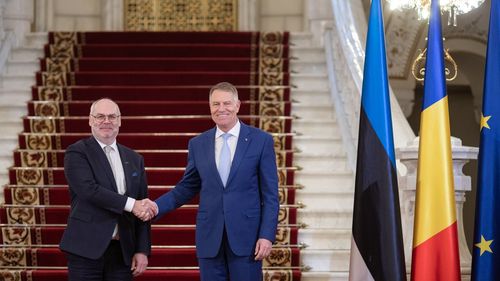 Iohannis, la întâlnirea cu președintele Estoniei, Alar Karis: România va relua anul viitor participarea la misiunea de poliție aeriană NATO în zona baltică, o contribuție responsabilă a țării noastre la întărirea securității colective aliate