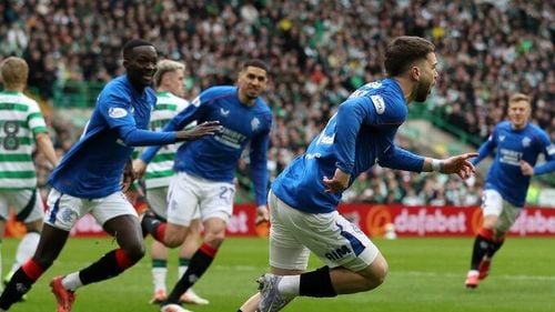 Rangers, victorie spectaculoasă în derby-ul cu Celtic, scor 3-2 / Ianis Hagi a intrat în minutul 66, dar fără realizări prea mari