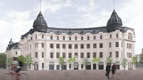 Primarul Nicușor Dan a semnat autorizația de construire pentru Palatul BCR de la Universitate, care urmează să fie transformat în Hotel de 5 stele