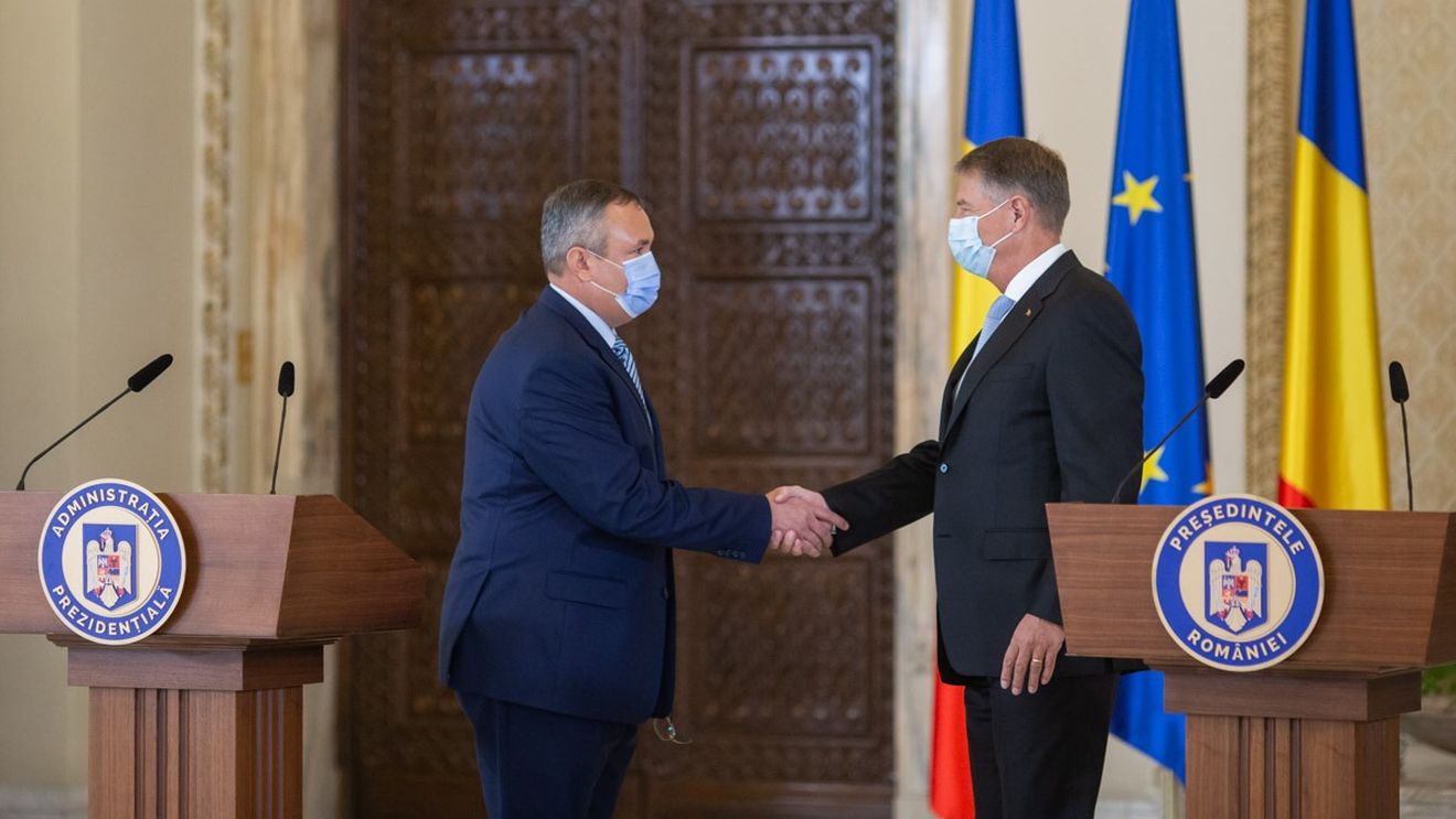 BREAKING Iohannis: Îl desemnez pe Nicolae Ciucă pentru a forma o echipă guvernamentală. S-a format o majoritate solidă PNL, PSD, UDMR și grupul minorităților / Ciucă: Sperăm ca de joi să ne apucăm serios de treabă
