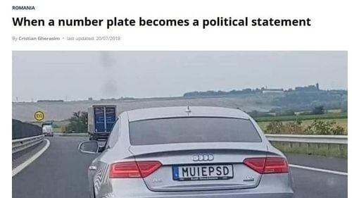 Polițiștii ar fi început demersurile pentru întocmirea unui dosar penal în cazul mașinii cu număr de Suedia / Oficial, poliția neagă că a deschis dosar