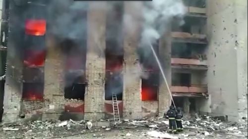 Ucrainenii anunță că s-au retras din Popasna, un orășel din regiunea Lugansk: ”A fost făcut una cu pământul”