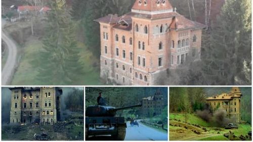 Povestea castelului din Apuseni distrus de Sergiu Nicolaescu la turnarea unui film de război. Prețul la care a fost scos la licitație în 2019