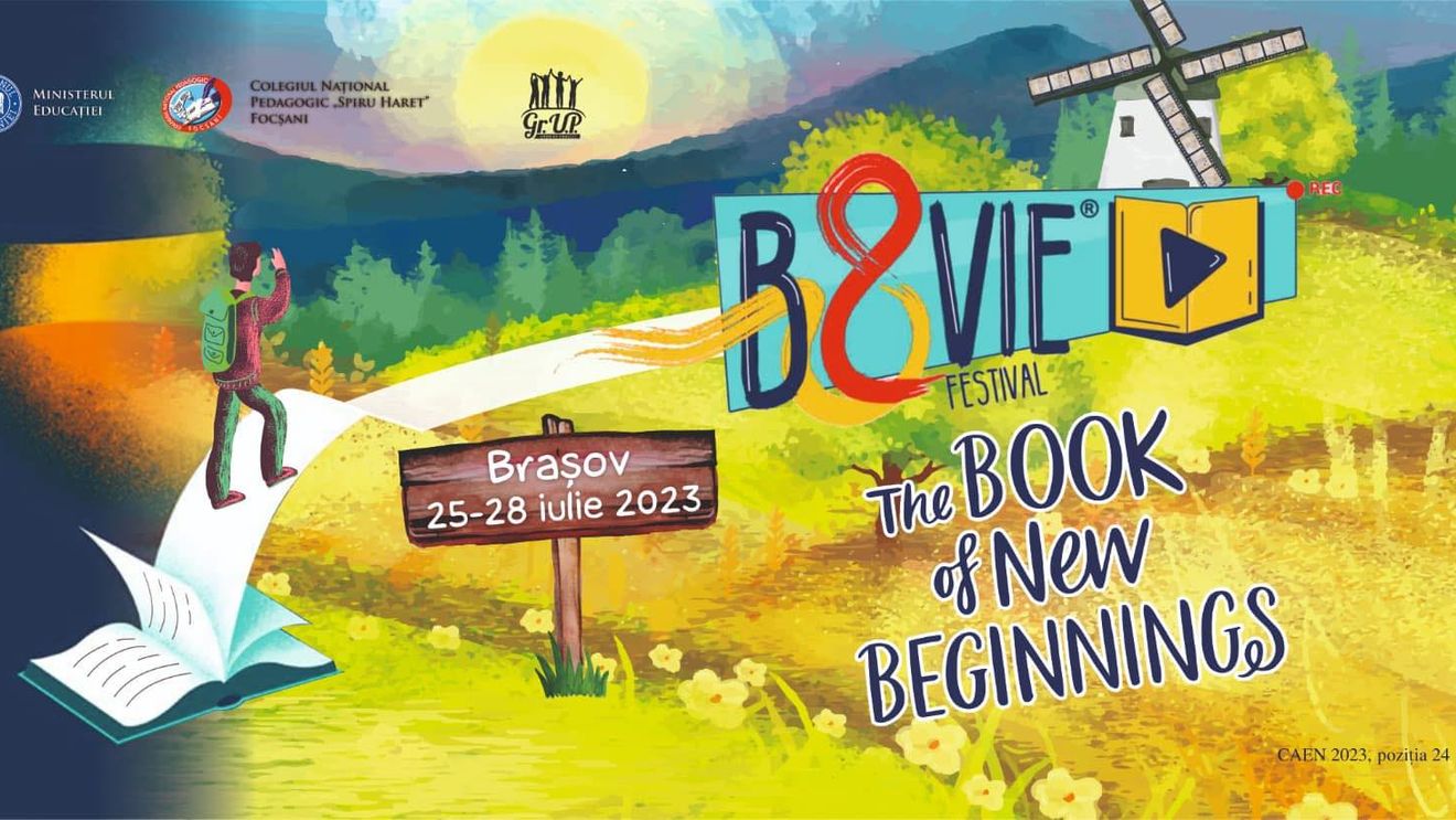 VIDEO Cea mai mare activitate extra-școlară din România, Festivalul Internațional de book-trailere - Boovie, se mută, în acest an, la Brașov / La ediția din acest an, festivalul va avea tema „The Book of New Beginnings“