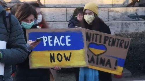 Cluj Napoca: Manifestație pentru solidaritate cu Ucraina, în această seară în centrul orașului