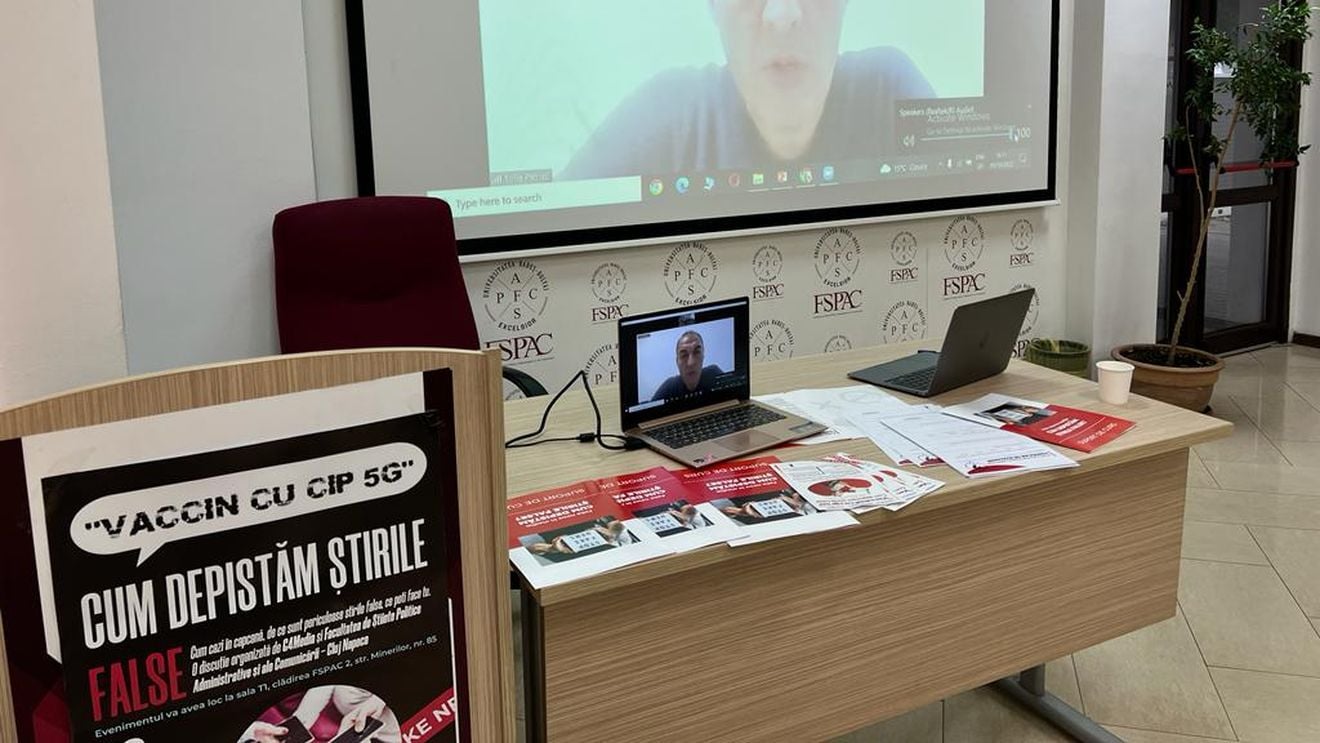 Dezbaterea „Tinerii acționează împotriva știrilor false” a continuat la Cluj Napoca / Cine sunt autorii „Fake News” și cum combatem fenomenul