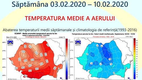 DOCUMENT Prognoza meteo în următoarea lună: va fi mai cald decât în mod normal, precipitațiile se apropie de valorile medii multianuale