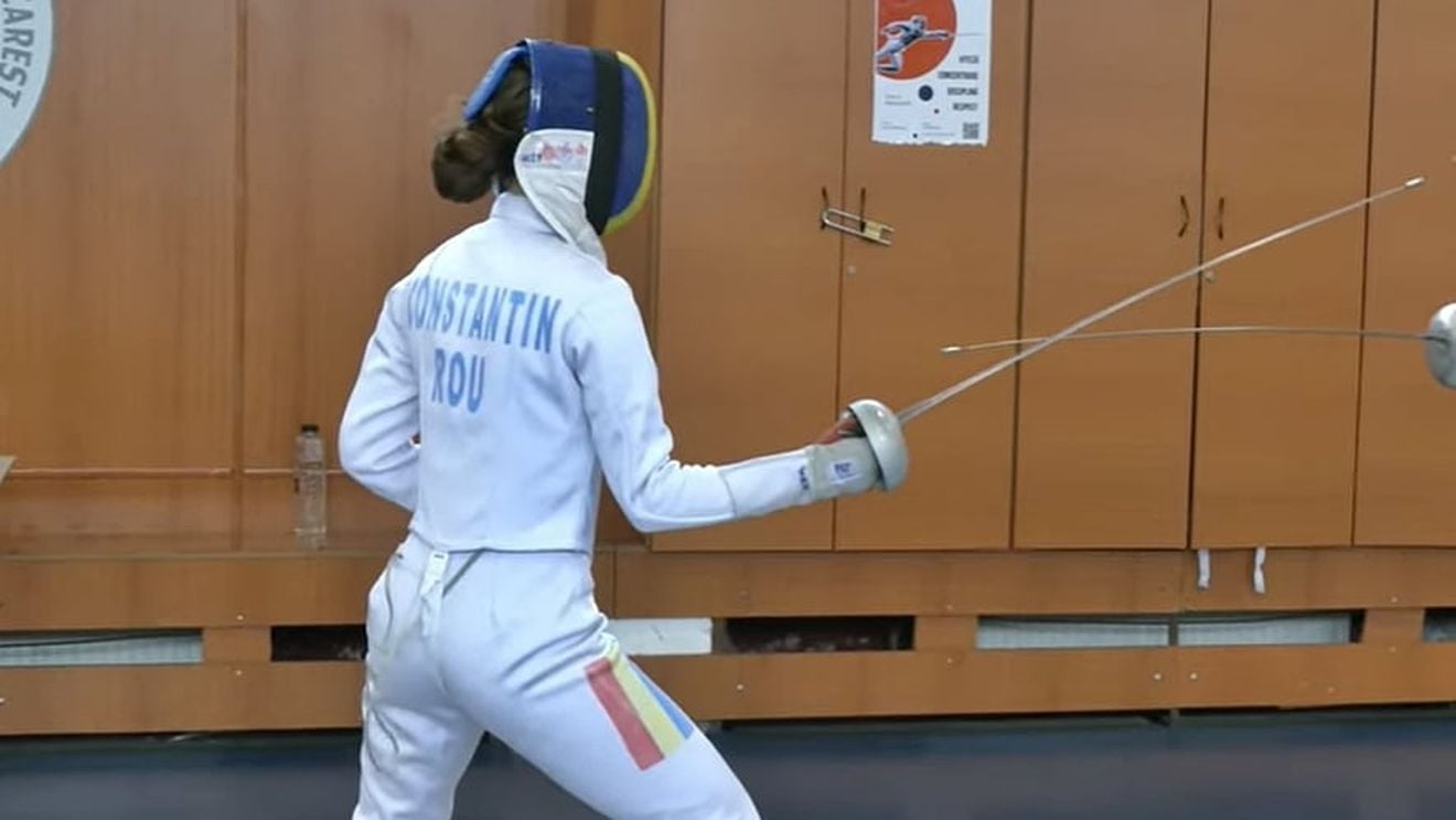 Natalia Constantin, scrimeră, 16 ani: „Eșecul, cel mai greu moment. Atunci când ceilalți aveau încredere în tine”