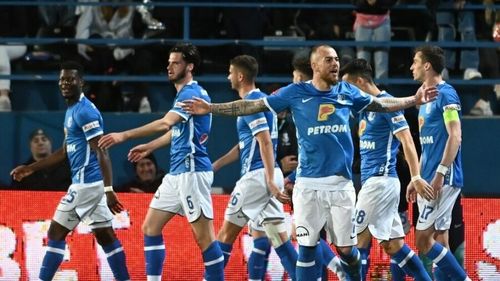 Farul Constanța câștigă cu 3-0 meciul cu estonienii de la Flora Tallinn/ Budescu a debutat cu gol la echipa lui Hagi