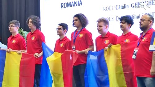 FOTO România este pe primul loc la Olimpiada Balcanică de Matematică 2025. Profesorul Cătălin Gherghe: Toți elevii noștri au luat punctaj maxim la primele trei probleme, lucru rar întâlnit