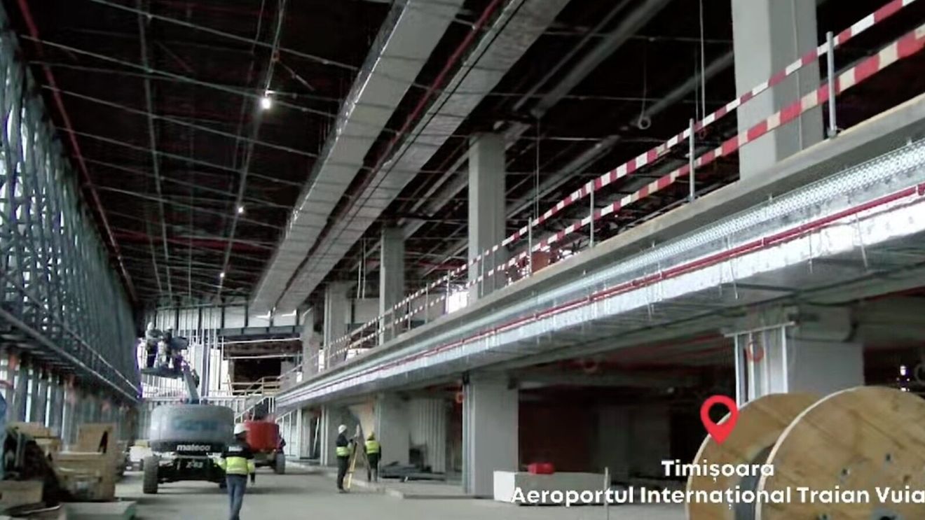Ministrul Grindeanu anunță că noul terminal al Aeroportului din Timișoara este aproape finalizat, acesta urmând să aducă o creștere anuală a numărului de pasageri cu peste 2 milioane
