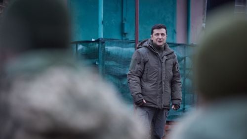 Președintele Volodimir Zelenski îndeamnă Germania să dărâme noul zid ridicat în Europa prin invazia Rusiei în Ucraina