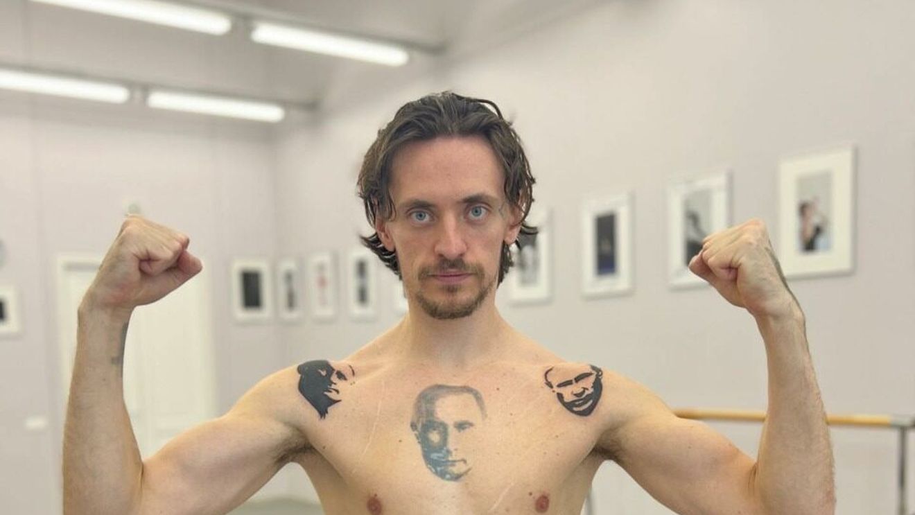 Starul baletului mondial Serghei Polunin, cunoscut pentru tatuajele sale cu chipul lui Vladimir Putin, intenţionează să plece din Rusia