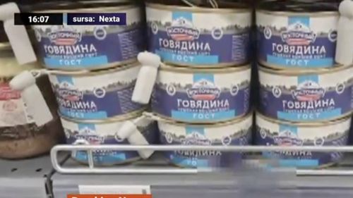Protecție magnetică pe alimente, în magazinele din Rusia. Sancțiunile au adus scumpiri, iar furturile s-au înmulțit