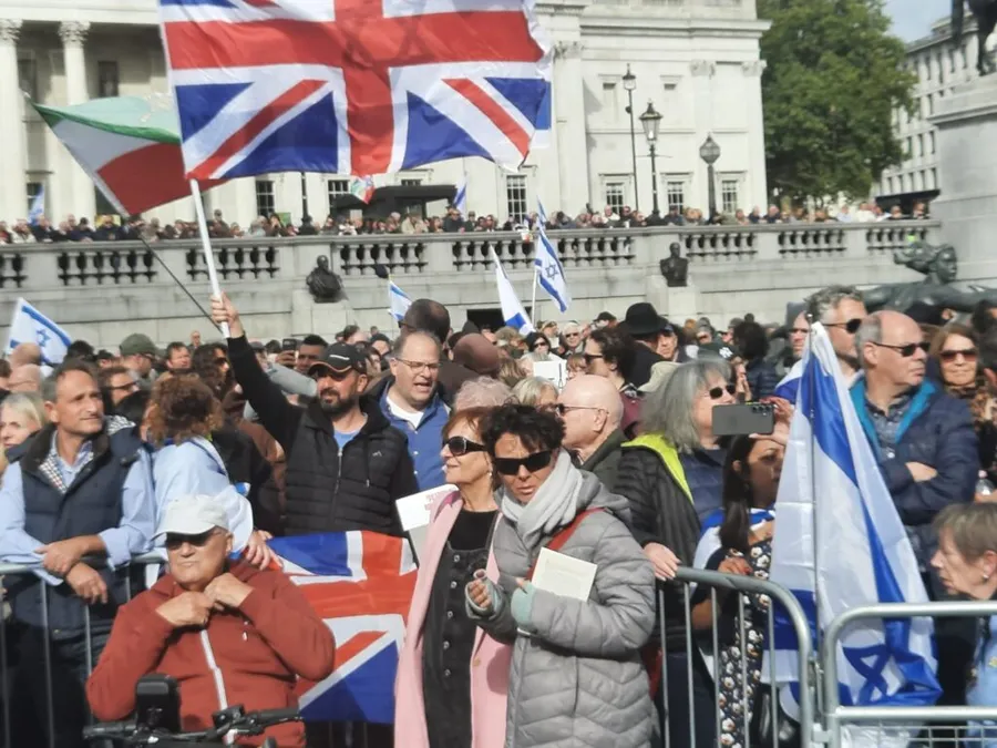 comemorare israel hamas trafalgar square londra