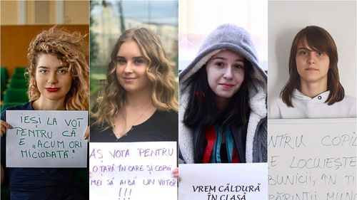 VIDEO “Fă-o pentru mine! Vreau să am încredere în educația pe care o primesc. Ies la vot pentru că nu mai vreau să ies în stradă.” Elevi de liceu îndeamnă tinerii să meargă la vot pe 26 mai
