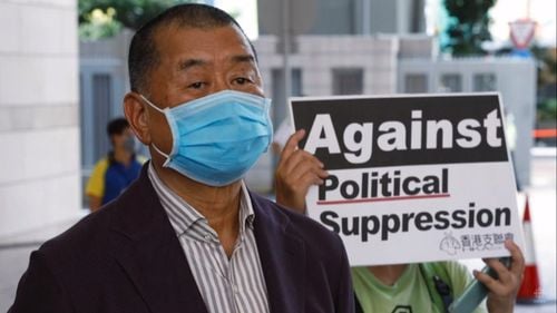 Magnatul presei din Hong Kong, Jimmy Lai și alți doi activiști prodemocrație, condamnați pentru o comemorare a represiunii din Piața Tianmen