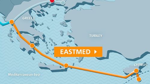 Ciprul, Israelul şi Grecia semnează un acord deschizând calea gazoductului EastMed către Europa / În lungime de 2000 de km, lucrările la construcția conductei ar putea începe în 2025