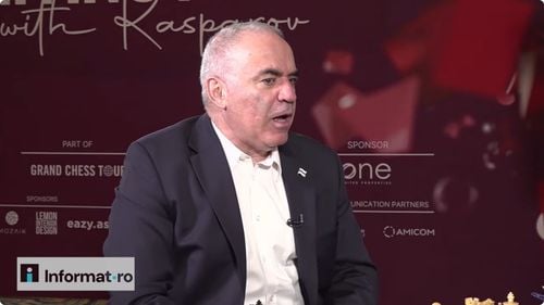 Garry Kasparov, despre alegerile din România: "Dacă ai probleme acasă, nu-i da foc! Fă renovări!" / Politicienii care îl susțin pe Vladimir Putin, prin preluarea propagandei Kremlinului, sunt "inamicii viitorului nostru"